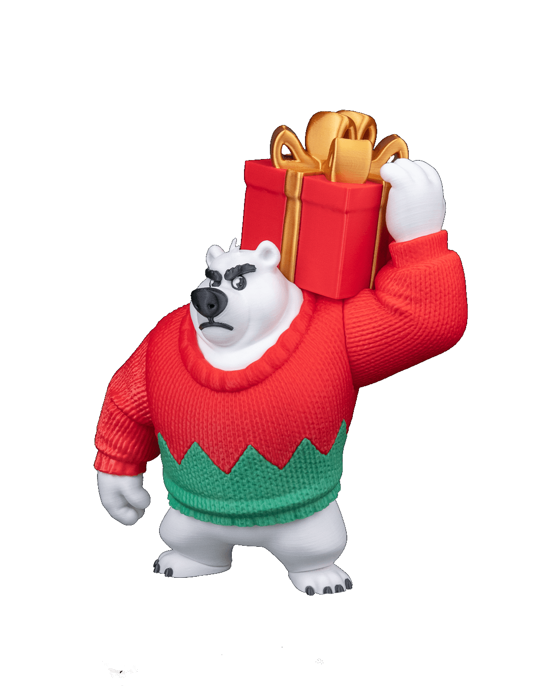 Decoração de Natal - Urso Protetor