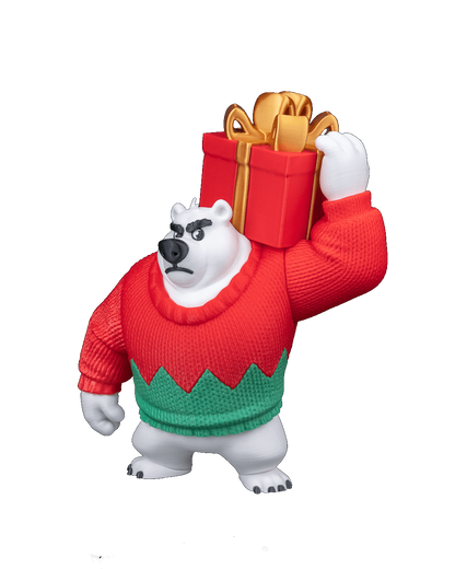Decoração de Natal - Urso Protetor