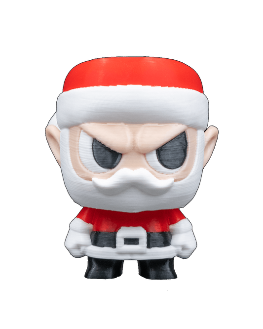 Chaveiro e Enfeite de Árvore - Papai Noel Bravo