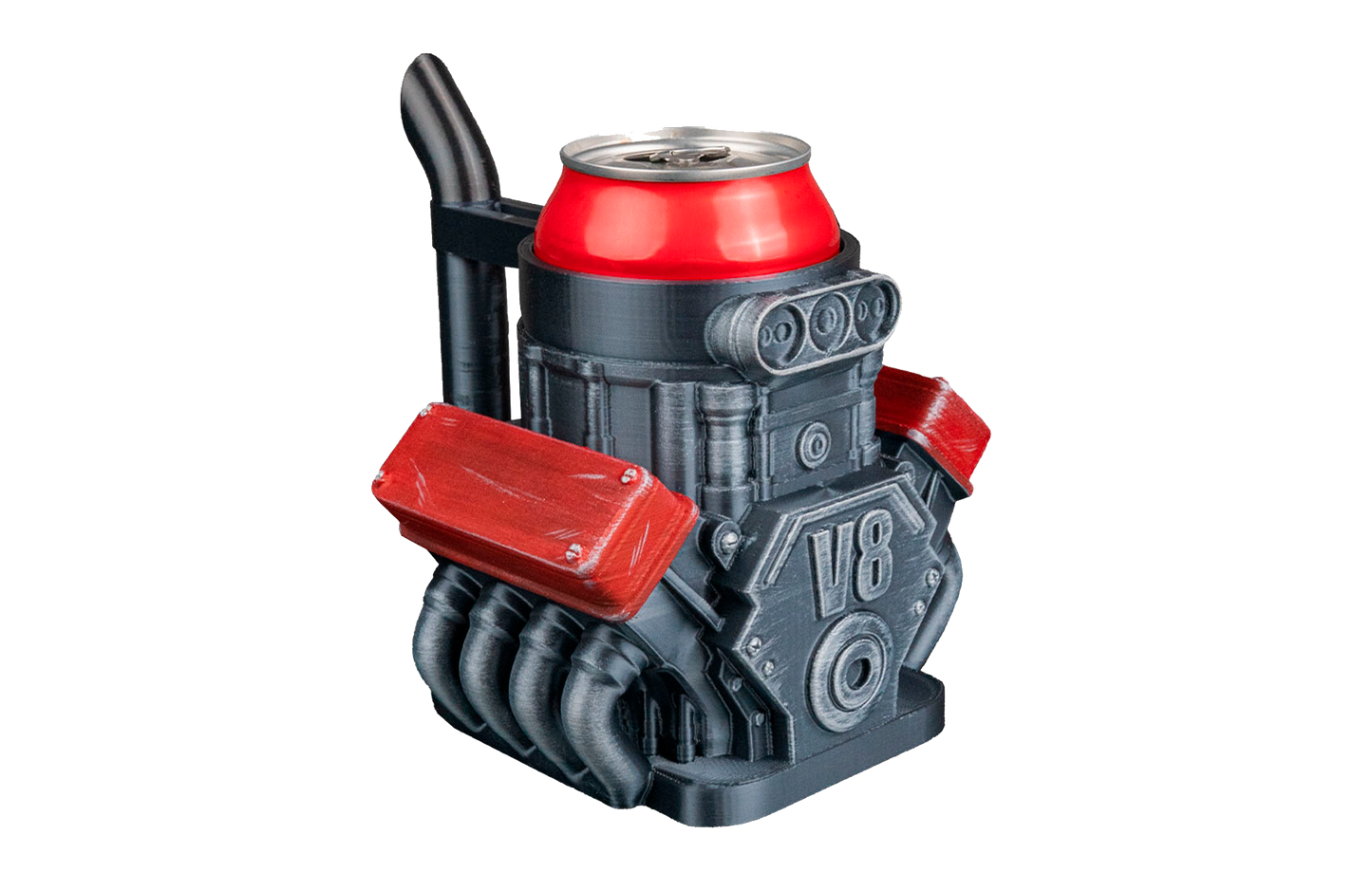 Suporte de Latinha/Copo - Motor V8
