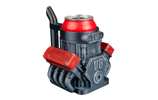 Suporte de Latinha/Copo - Motor V8