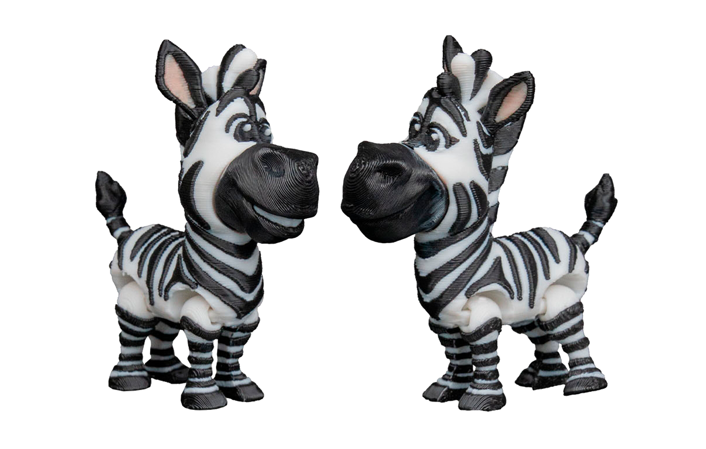 Casal de Zebras Articuladas
