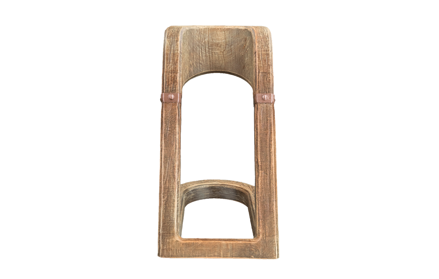 Suporte para Garrafa de Vinho - Rústico