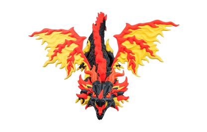 Dragão Articulado - Flamejante