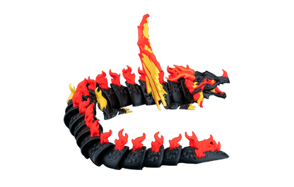 Dragão Articulado - Flamejante