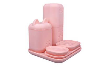 Kit de Organização para Banheiro - Gatinho