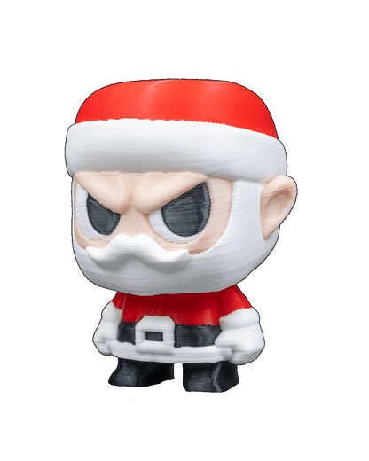 Chaveiro e Enfeite de Árvore - Papai Noel Bravo