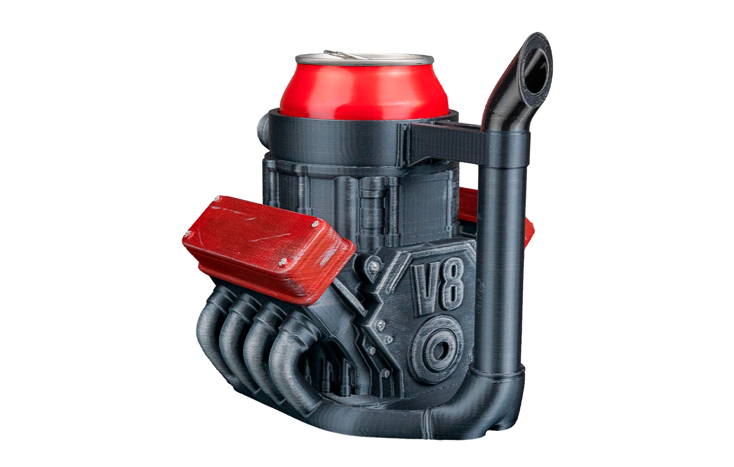 Suporte de Latinha/Copo - Motor V8