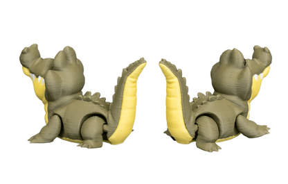 Casal de Crocodilos Articulados