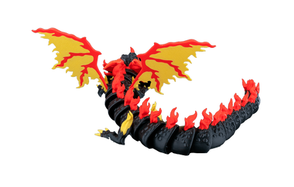 Dragão Articulado - Flamejante