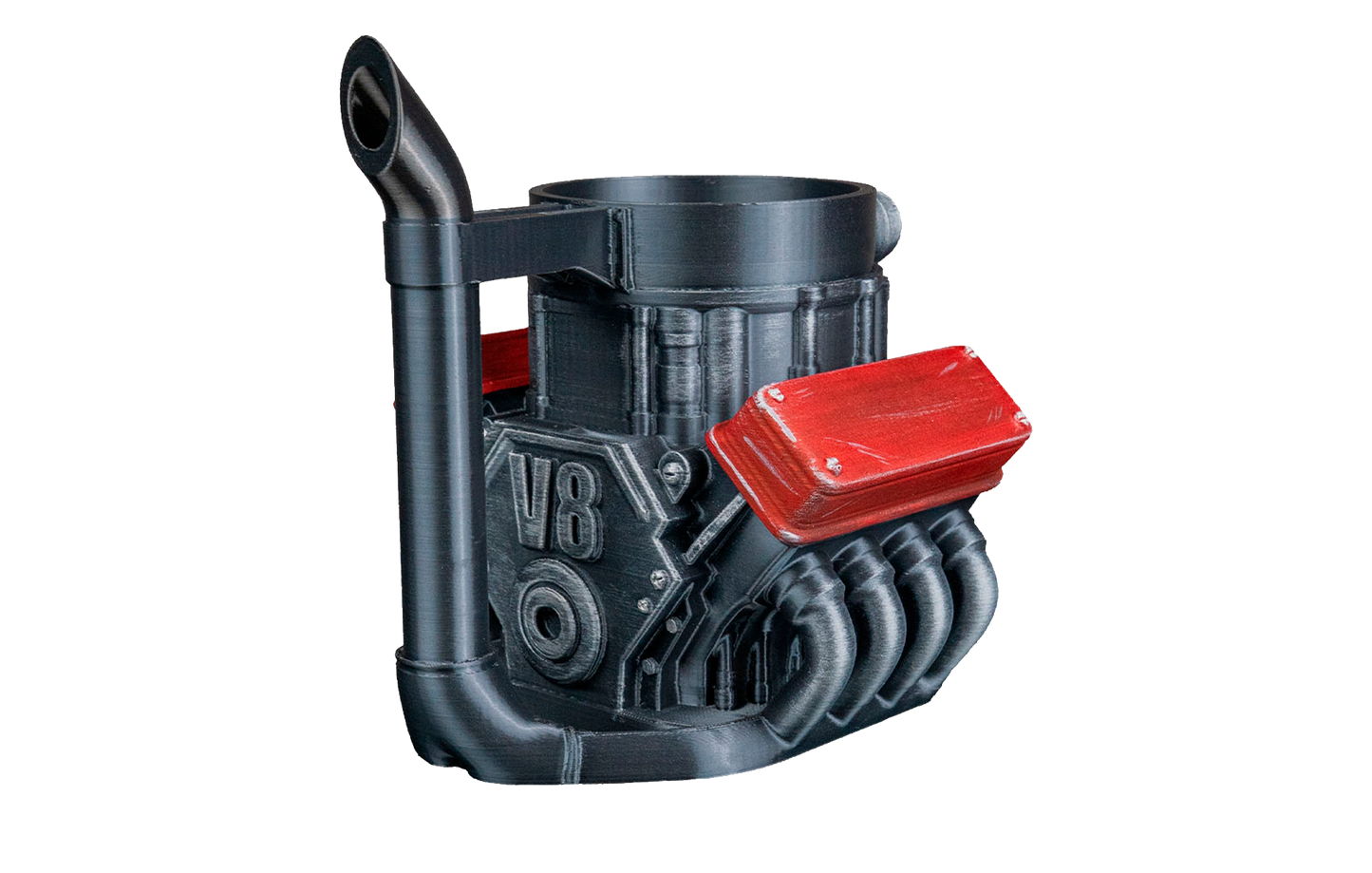 Suporte de Latinha/Copo - Motor V8