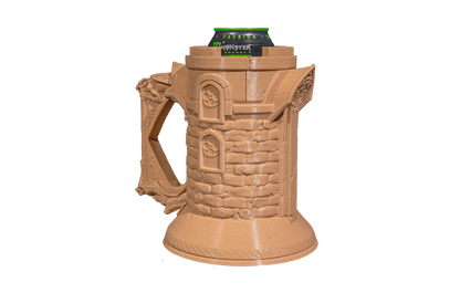 Suporte de Latinha/Copo - Castelo Medieval