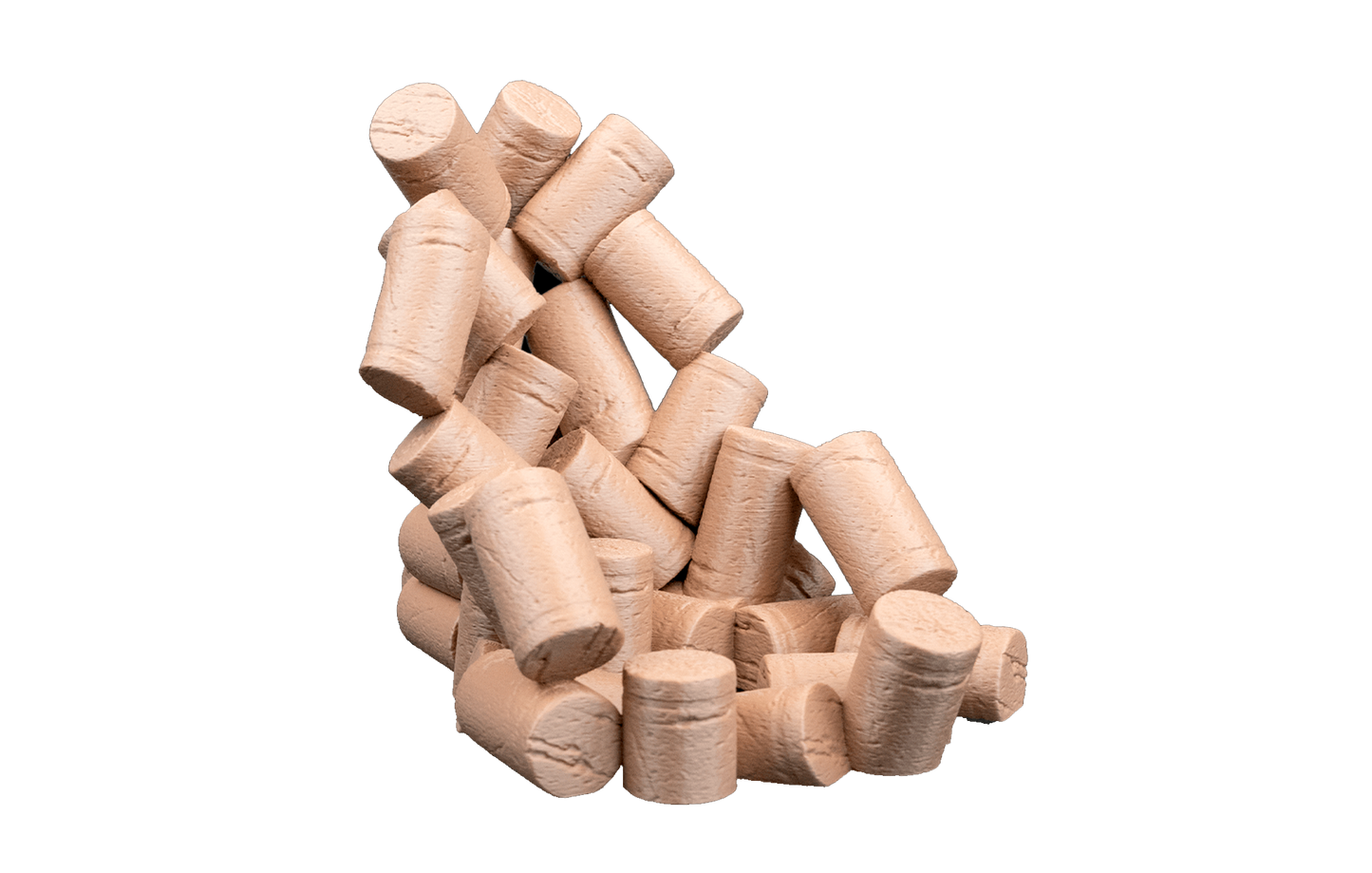 Suporte para Garrafa de Vinho - Base com Rolhas