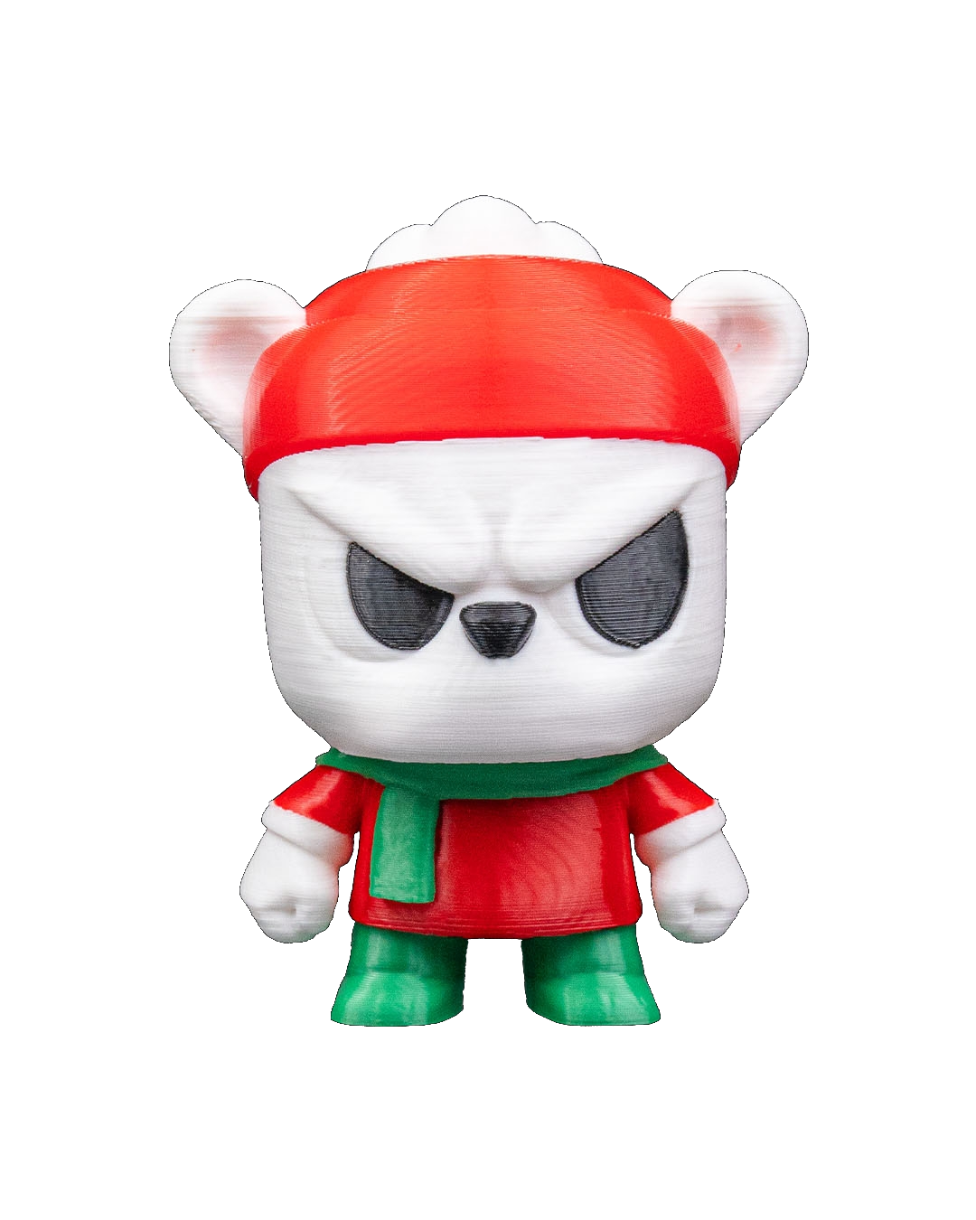 Chaveiro e Enfeite de Árvore - Urso Polar Bravo