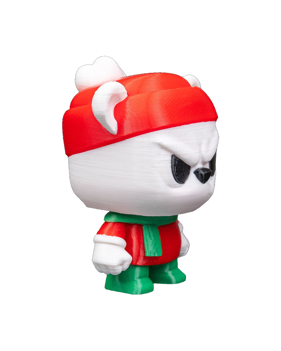 Chaveiro e Enfeite de Árvore - Urso Polar Bravo