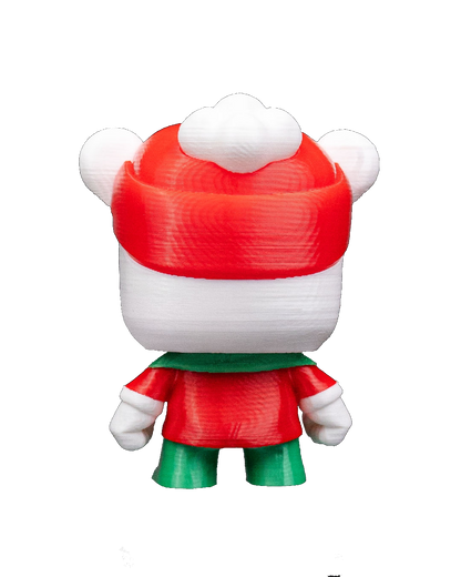 Chaveiro e Enfeite de Árvore - Urso Polar Bravo