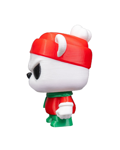 Chaveiro e Enfeite de Árvore - Urso Polar Bravo