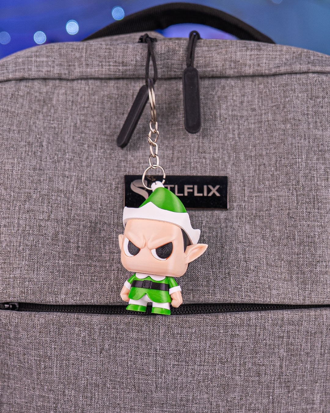 Chaveiro e Enfeite de Árvore - Elfo Bravo