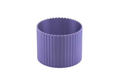Vaso Cilíndrico com Ranhuras Modernas