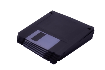Porta copos com Design de Disquetes
