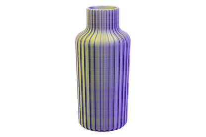 Vaso Cilindrico com Entalhes