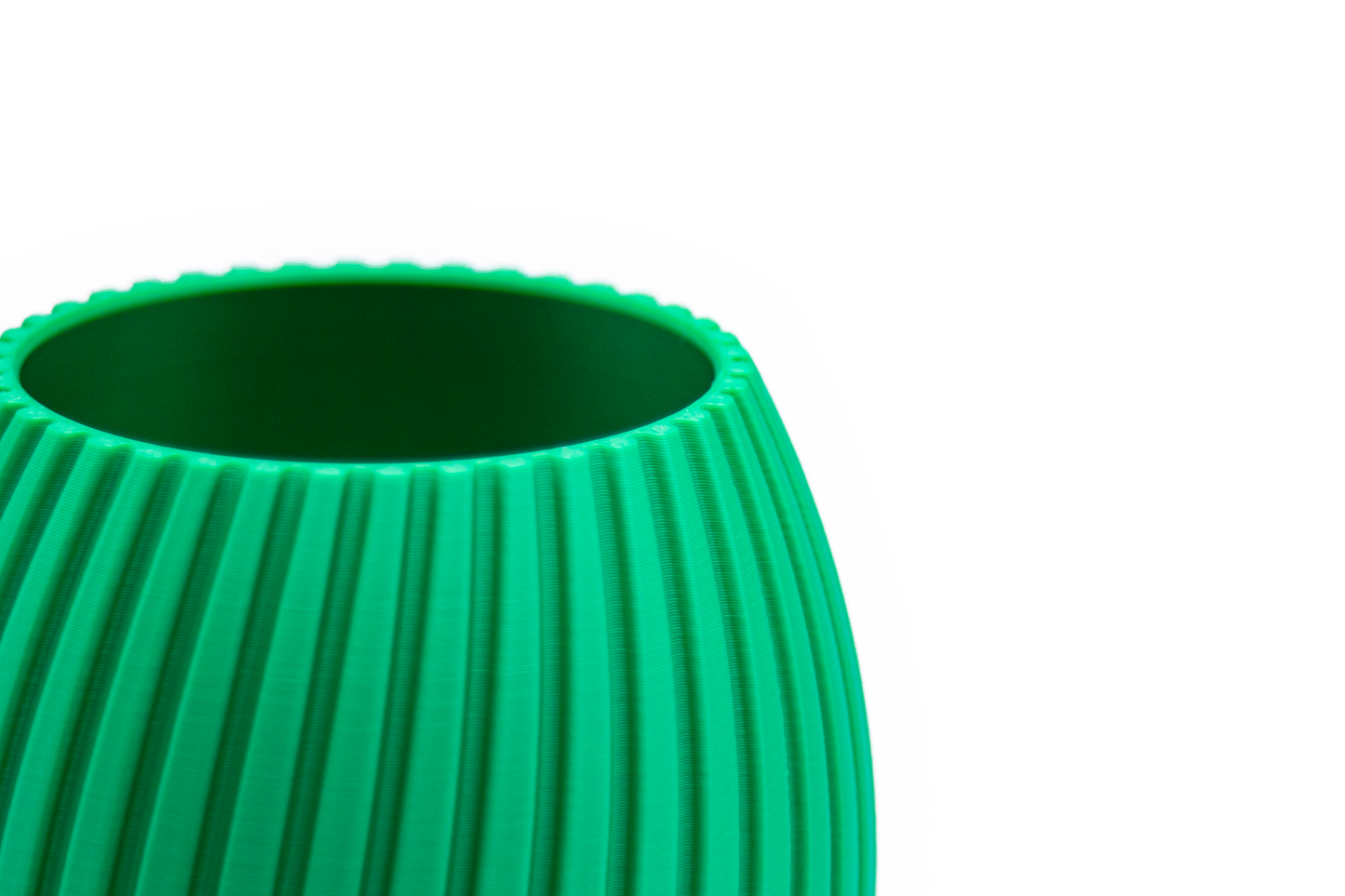 Vaso com Relevos Fluidos
