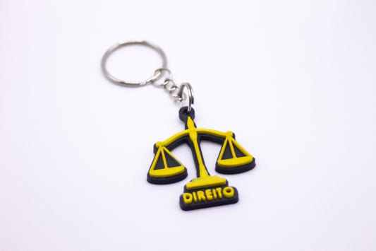 Chaveiro com Símbolo de Direito
