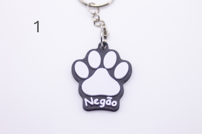 [CUSTOMIZÁVEL] Chaveiro de Patinha de Pet