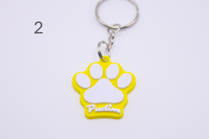 [CUSTOMIZÁVEL] Chaveiro de Patinha de Pet