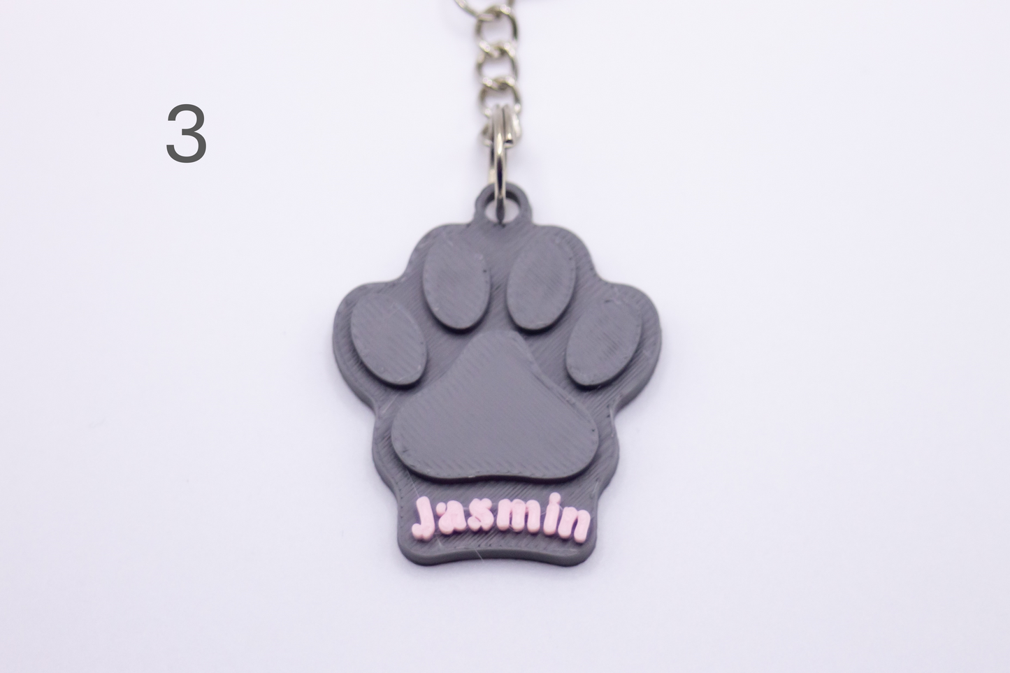 [CUSTOMIZÁVEL] Chaveiro de Patinha de Pet