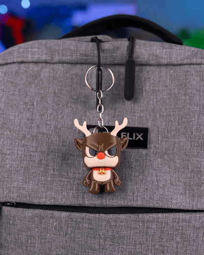 Chaveiro e Enfeite de Árvore - Rena Brava