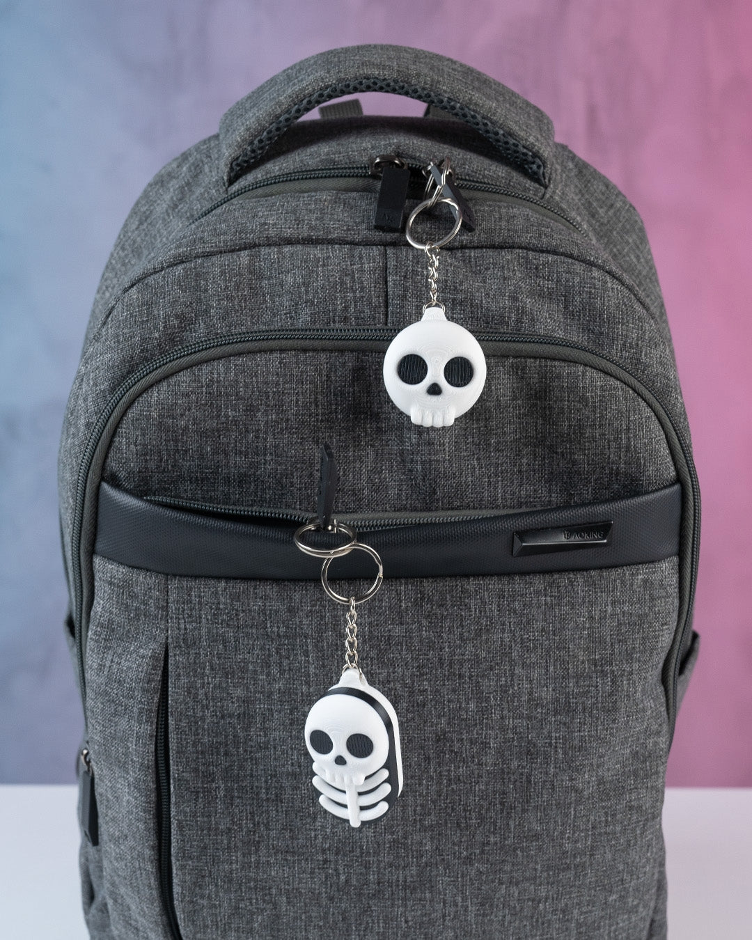 Base para Airtag/SmartTag - Caveira Rastreadora