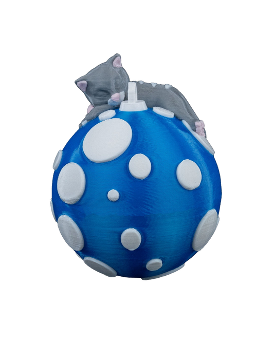 Enfeite de Árvore - Gatinho Dormindo