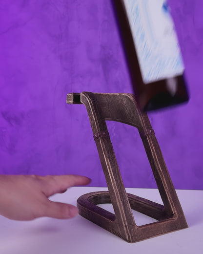 Suporte para Garrafa de Vinho - Rústico