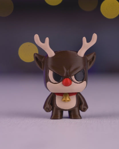 Chaveiro e Enfeite de Árvore - Rena Brava