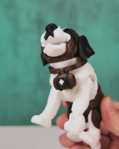 Cachorro São Bernardo Articulado