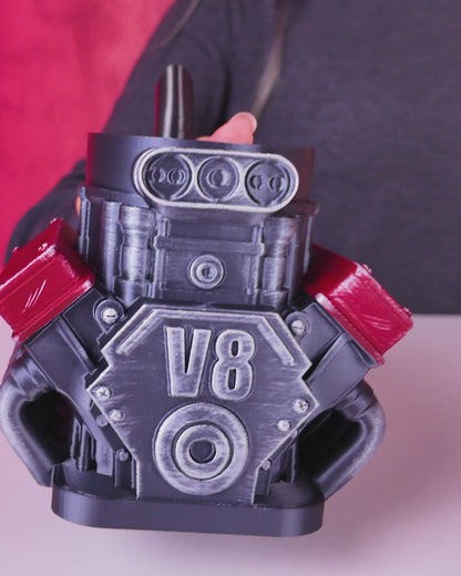Suporte de Latinha/Copo - Motor V8