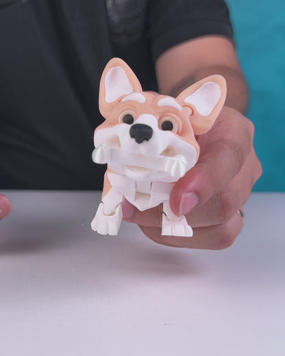 Cachorro Corgi Articulado