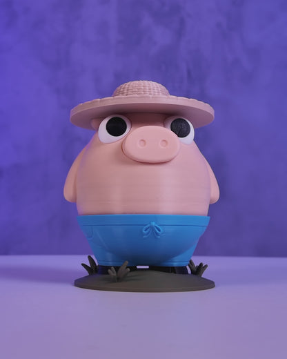 Cofrinho de Porquinho Fazendeiro