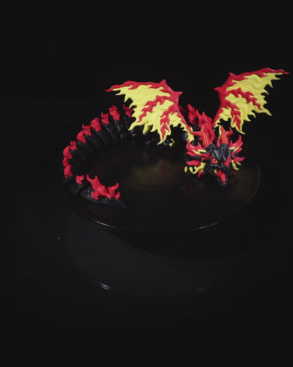Dragão Articulado - Flamejante