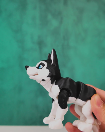 Husky Siberiano Articulado